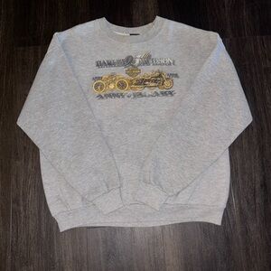 Vintage 1997 Harley Davidson 95th Anniversary Worth Kansas City Biker Crewneck